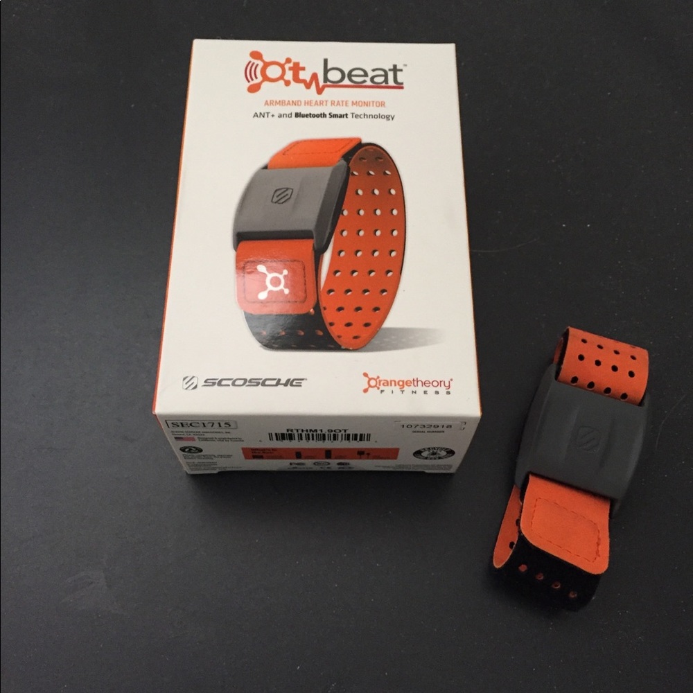 Orange theory OT Beat arm band.